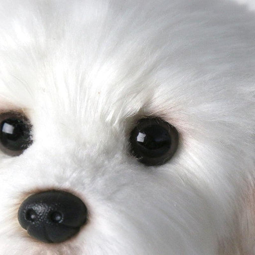Luxurious Maltese Puppy Plush: A Sophisticated Cuddly Companion