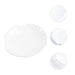 Elegant White Ceramics Scallop Plate with Enchanting Design