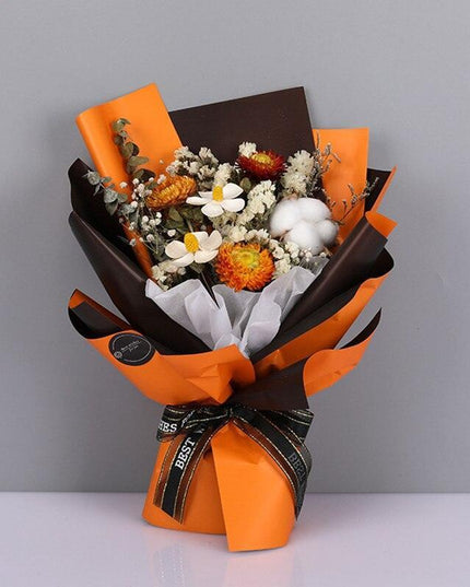 Eternal Love Dried Flower Bouquet - The Ultimate Gift for Valentine's Day and Celebrations