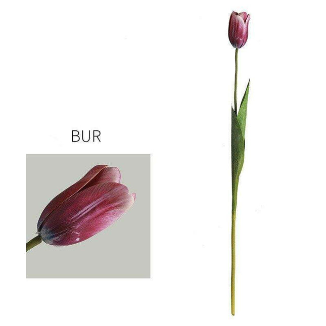 Lifelike Silk Tulip Flowers - Bring Timeless Elegance to Your Home and Events