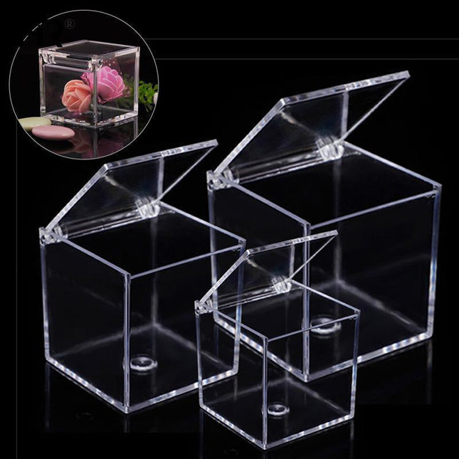Personalized Elegant Acrylic Jewelry Storage Cube