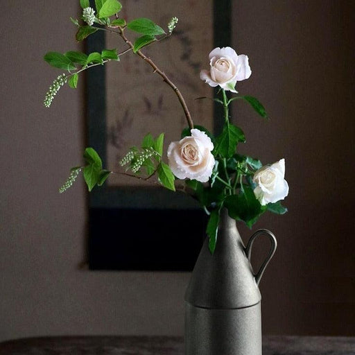 Ceramic Vase Modern Simple Handmade Creative Flowerpot Home Retro Living Room Ornament Indoor Decoration-0-Très Elite-Elegant white-China-Très Elite