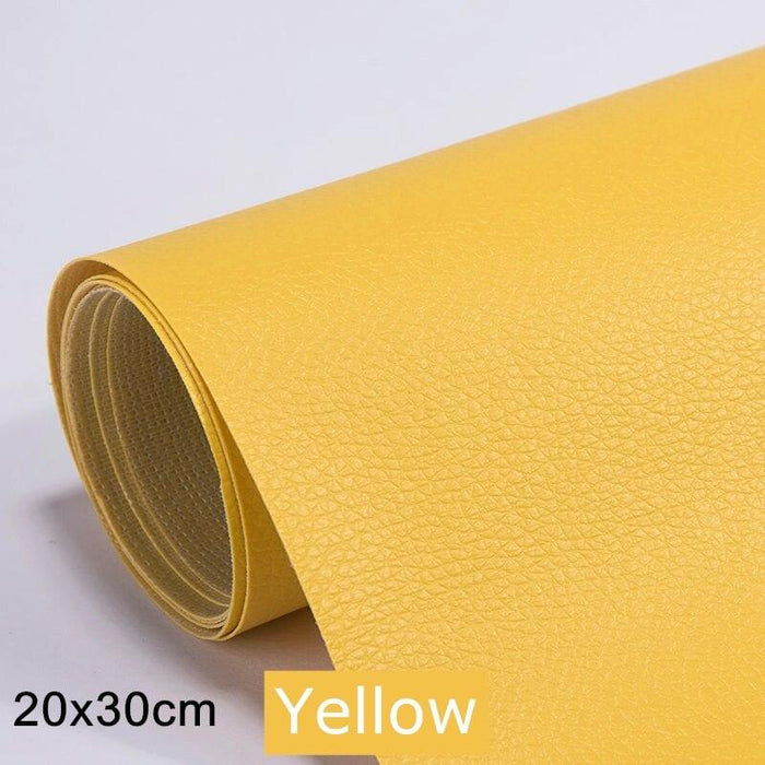 Jumbo XL Luxe Litchi Leather Repair Stickers - Stylish Solutions for Elegant Furniture Fixes