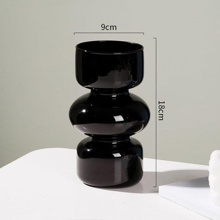 Nordic Chic: Classic Glass Vase for Elegant Home Accents