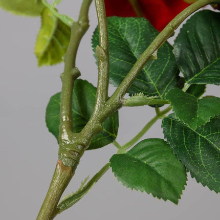 Chic Faux Rose Bouquet with Three Stunning Blooms for Home and Wedding Elegance