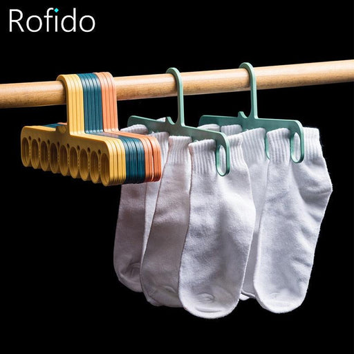 Clothes Hanger Multifunctional Underwear Socks Clothing Rack Skirt Drying Rack Scarf Ties Holder Closet Organizer Home Storage-0-Très Elite-1PC Yellow-China-Très Elite