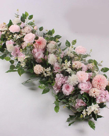 Elegant Silk Rose and Peony Flower Wall Arch Set for Wedding Decor Transformation