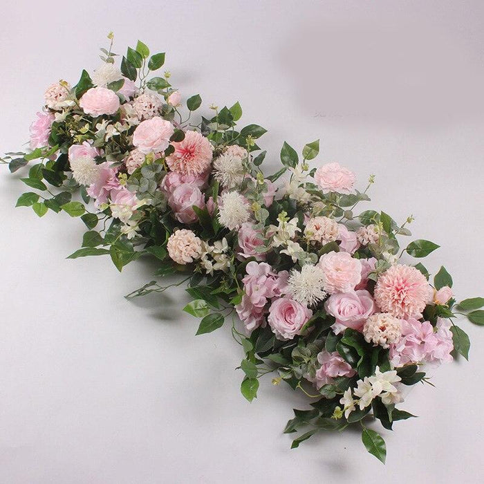 Luxurious Silk Peonies Rose Flower Wall Arch Set for Wedding Venue Transformation