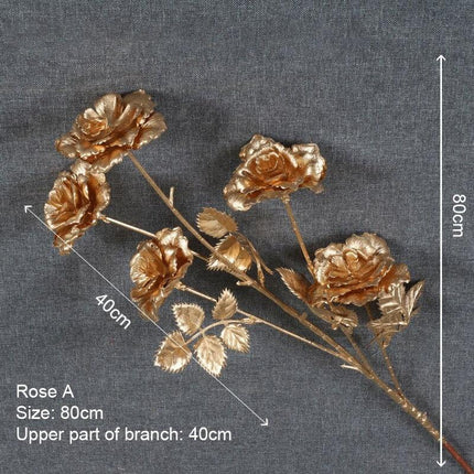 Elegant Golden Maple Leaf Home Decor Accent - Stunning Decorative Piece