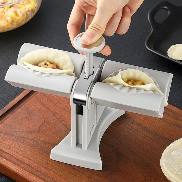 Dumpling Press with Ergonomic Design and Storage Lock