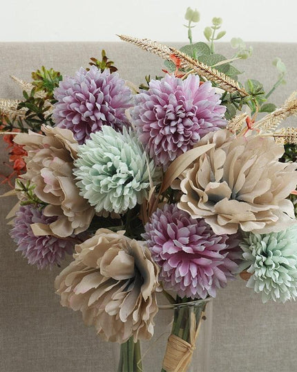 Champagne Elegance: Artificial Silk Flowers for Luxurious Home Decor