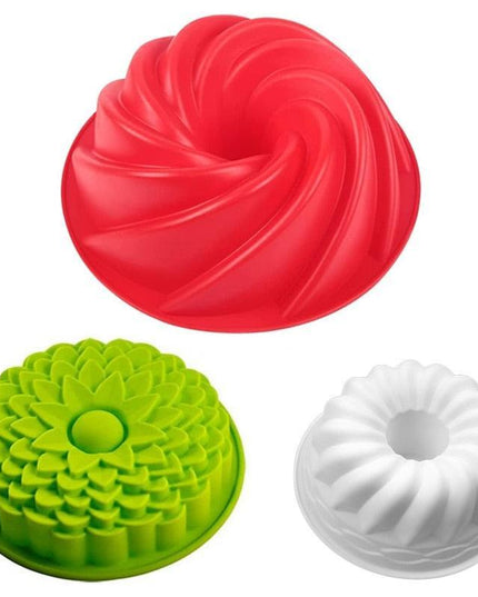 Spiral Delight Silicone Cake Mold for Effortless Dessert Masterpieces
