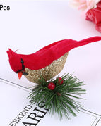 Style6-2pcs Red gold