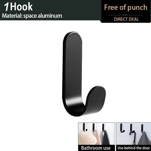 Space-Saving Aluminum Hook Organizer: Efficient and Stylish Storage for Any Room