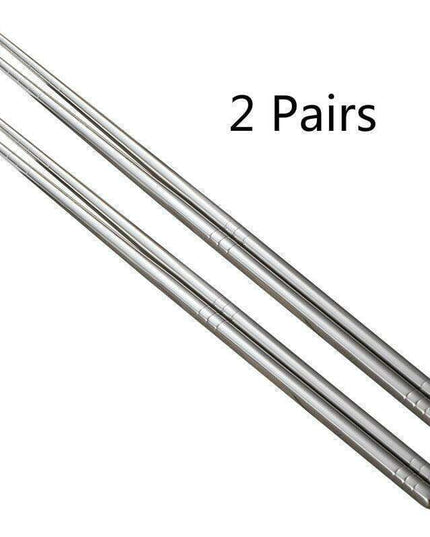 Sophisticated Stainless Steel Chopstick Collection: Enhance Your Dining Experience