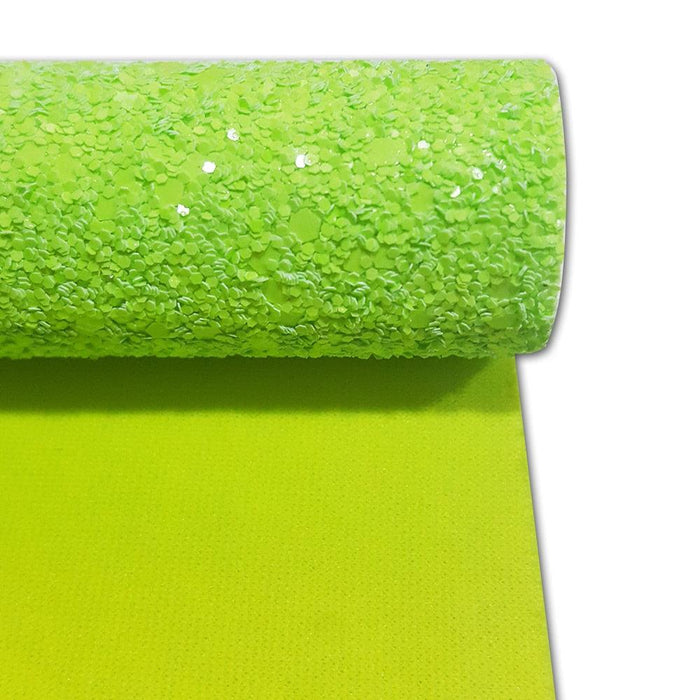 Colorful Chunky Glitter Synthetic Leather Roll: Versatile Crafting Essential