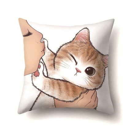 Pawsitively Adorable Cat Lover's Pillowcase