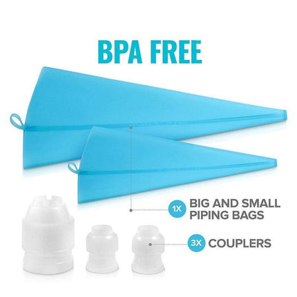 Ultimate Cake Decorating Master Set with Rotating Stand and 219 Premium Tools