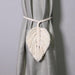Nordic Elegance: Hand-Woven Cotton Rope Curtain Tiebacks with Tassel Embellishments