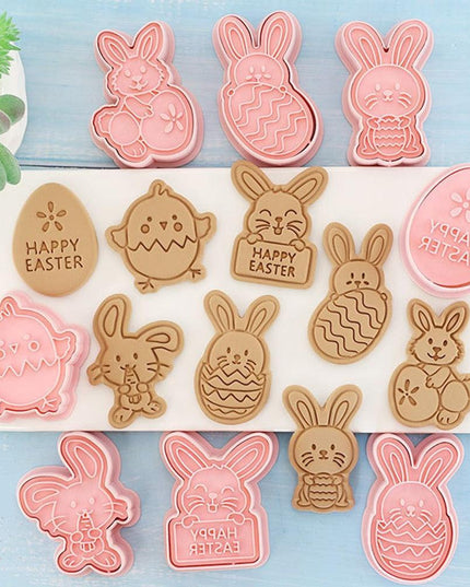 Festive Easter Cookie Cutter Set - Create Delightful Bunny, Egg, and Butterfly Treats