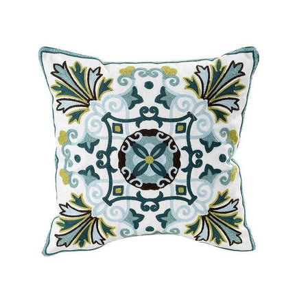 Boho Chic Floral Lumbar Pillow Cover - Stylish Home Decor Accent