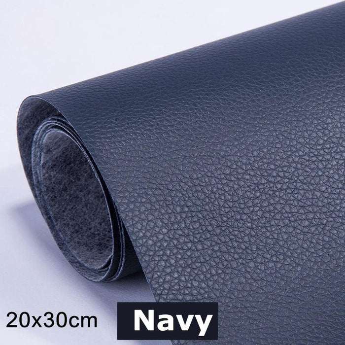 Luxurious Litchi Faux Leather Upholstery Repair Patches - 20x30cm