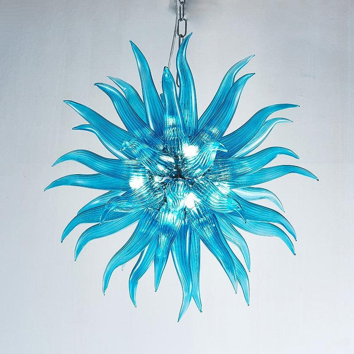 Sunflower Green Color LED Pendant Chandelier with Adjustable Cable Locks
