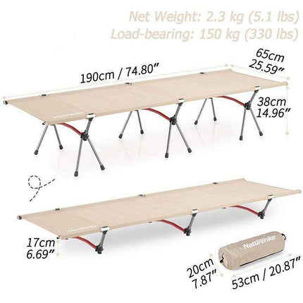 Portable Outdoor Folding Cot for Comfortable Camping Adventures