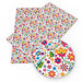 Charming Floral Synthetic Leather Craft Sheets - Essential for Creatives
