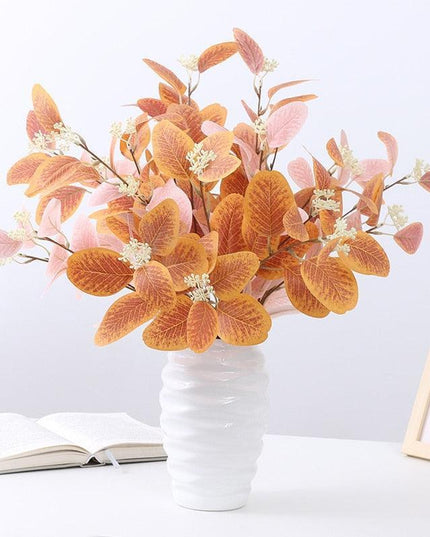 Luxurious Eucalyptus and Fruit Accent Branch - Exquisite Home Decor