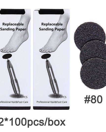 Customizable Luxury Foot Care Pedicure Kit with Interchangeable Grit Options