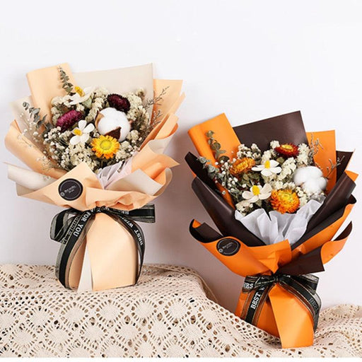 Everlasting Romance Dried Flower Bouquet for Festival and Valentine's Day