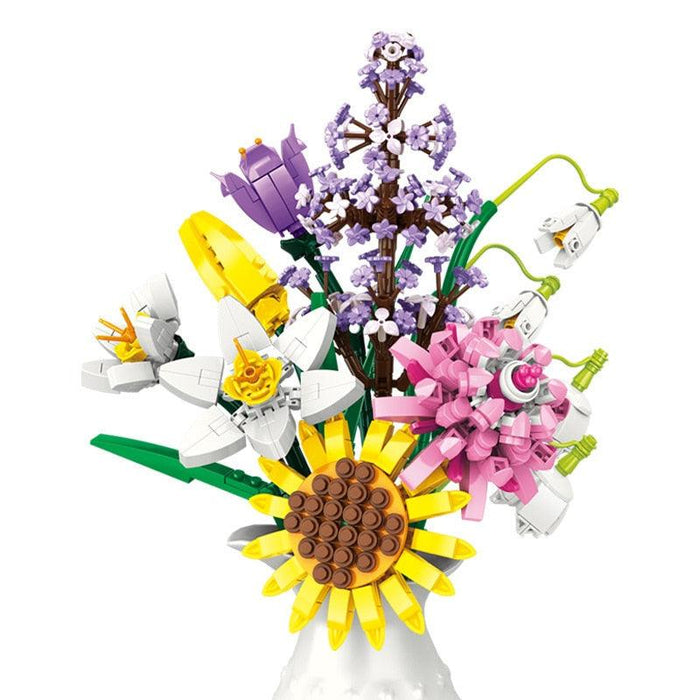 DIY Yellow Orchid Floral Design Kit for Crafting Vibrant Bouquets