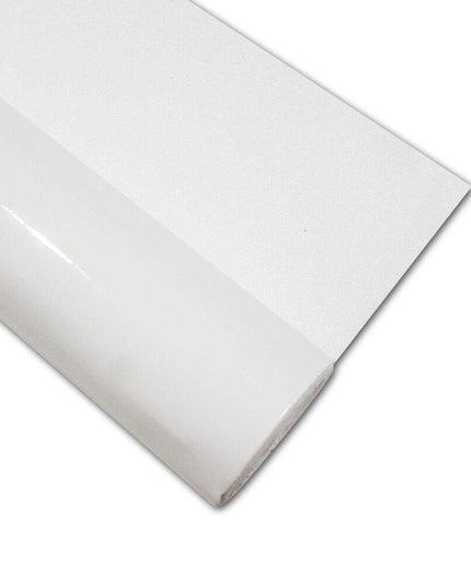 Sparkling White Faux Leather Craft Roll: Elevate Your DIY Masterpieces