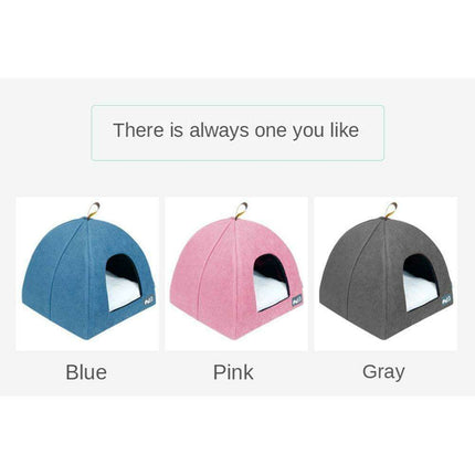 Velvet Haven - Cozy Mini Tent for Small Pets