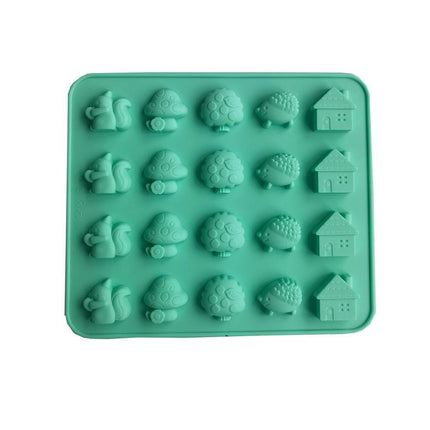 Animal Kingdom 3D Silicone Mold - Creative Baking and Crafting Tool with Safari-Inspired Designs