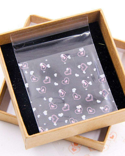 Cherry Blossom Treat Bags - Elegant Self-Adhesive Packaging for Handmade Confections