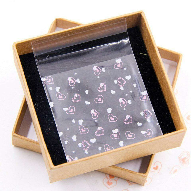 Cherry Blossom Treat Bags - Elegant Self-Adhesive Packaging for Handmade Confections