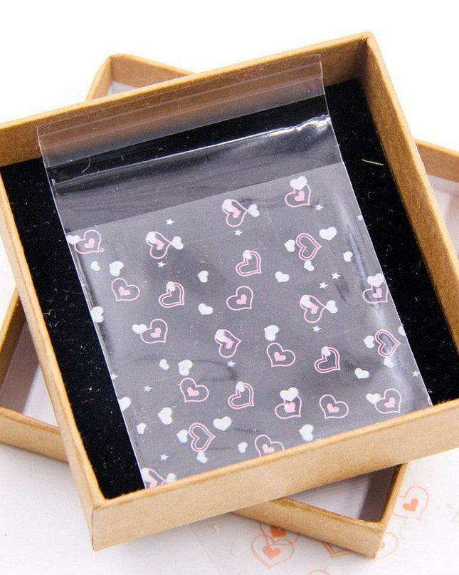 Cherry Blossom Treat Bags - Elegant Self-Adhesive Packaging for Handmade Confections