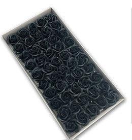 Blossoming Rose Soap Flower Collection - 50 Piece Set for Elegant Decor and Special Occasions