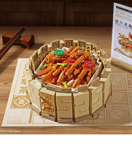 Cantonese Dim Sum Delight Mini Building Blocks Set - Elite Culinary Experience