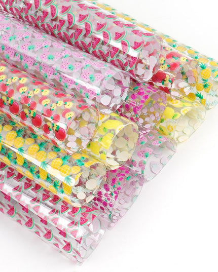 Vibrant Waterproof Fruity PVC Leather Sheets: Unleash Your Creative Potential!
