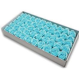 Blossoming Rose Soap Flower Collection - 50 Piece Set for Elegant Decor and Special Occasions