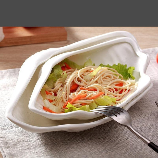 Opulent Clam Shell Ceramic Tableware Collection