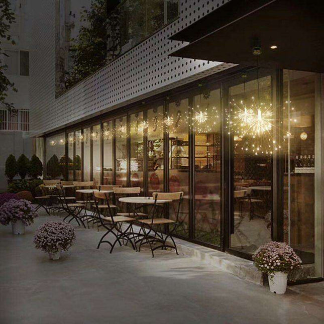 500LEDs Holiday Fireworks Fairy Lights - Versatile Curtain String Light for Enchanting Bedroom Decor with 8 Custom Functions