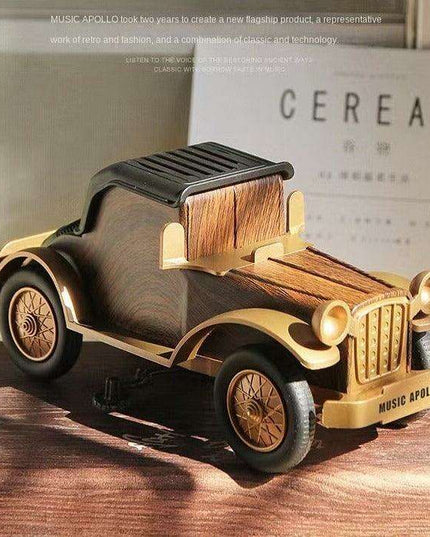 Vintage Style Bluetooth Speaker with Enhanced Bass - Perfect Audio Companion for Music Lovers