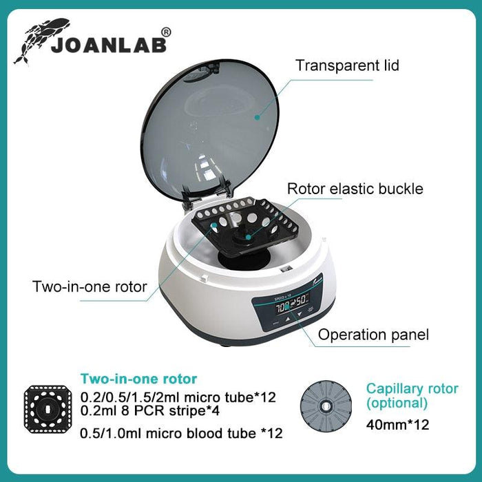 Advanced Digital PCR Centrifuge with Customizable Speeds and Extensive Rotor Options