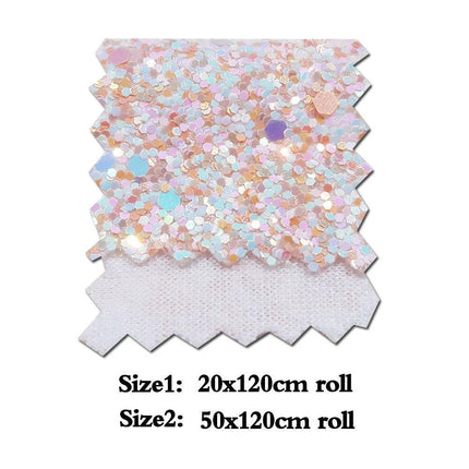 Sparkling Chunky Glitter Fabric Roll - Create a Crafting Fantasy