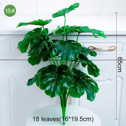 Exotic Paradise: Realistic Lifelike Artificial Palm Leaf Plants - Premium Collection