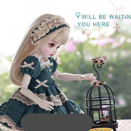 Enchanting Customizable Jin Young Doll in Stylish Lolita Attire